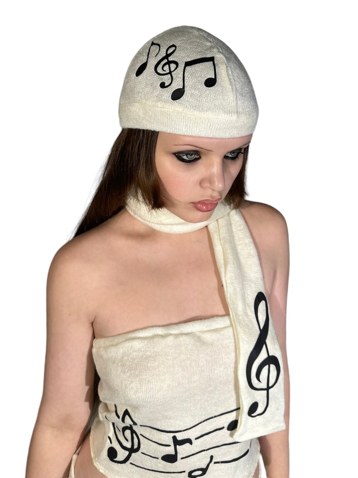 Notes Set: Top, Scarf & Hat