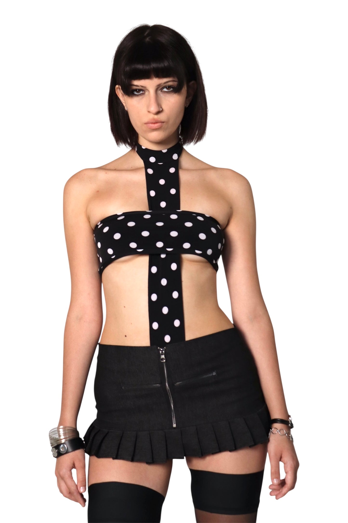 Zipper Cross Skirt