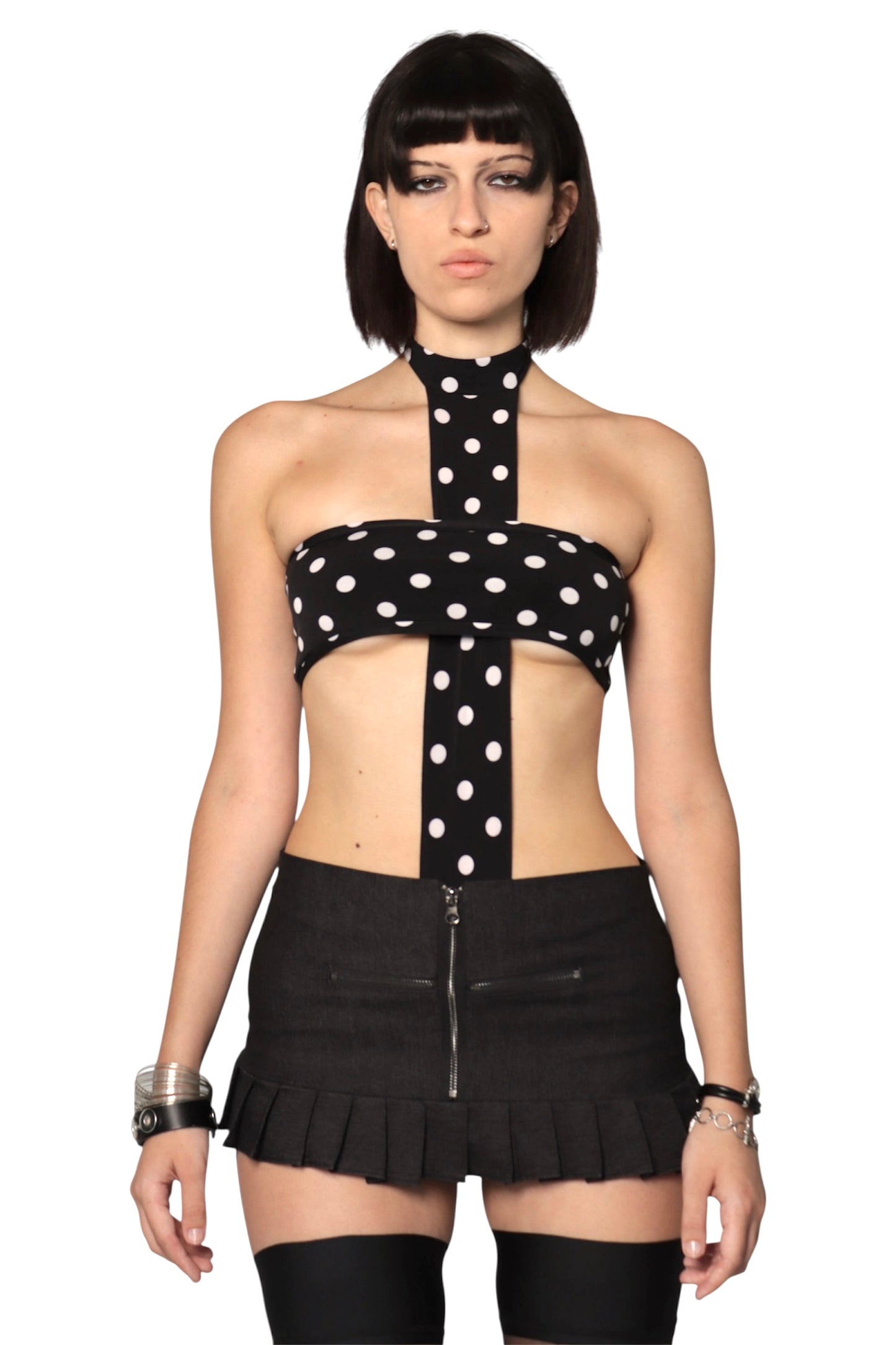 Zipper Cross Skirt
