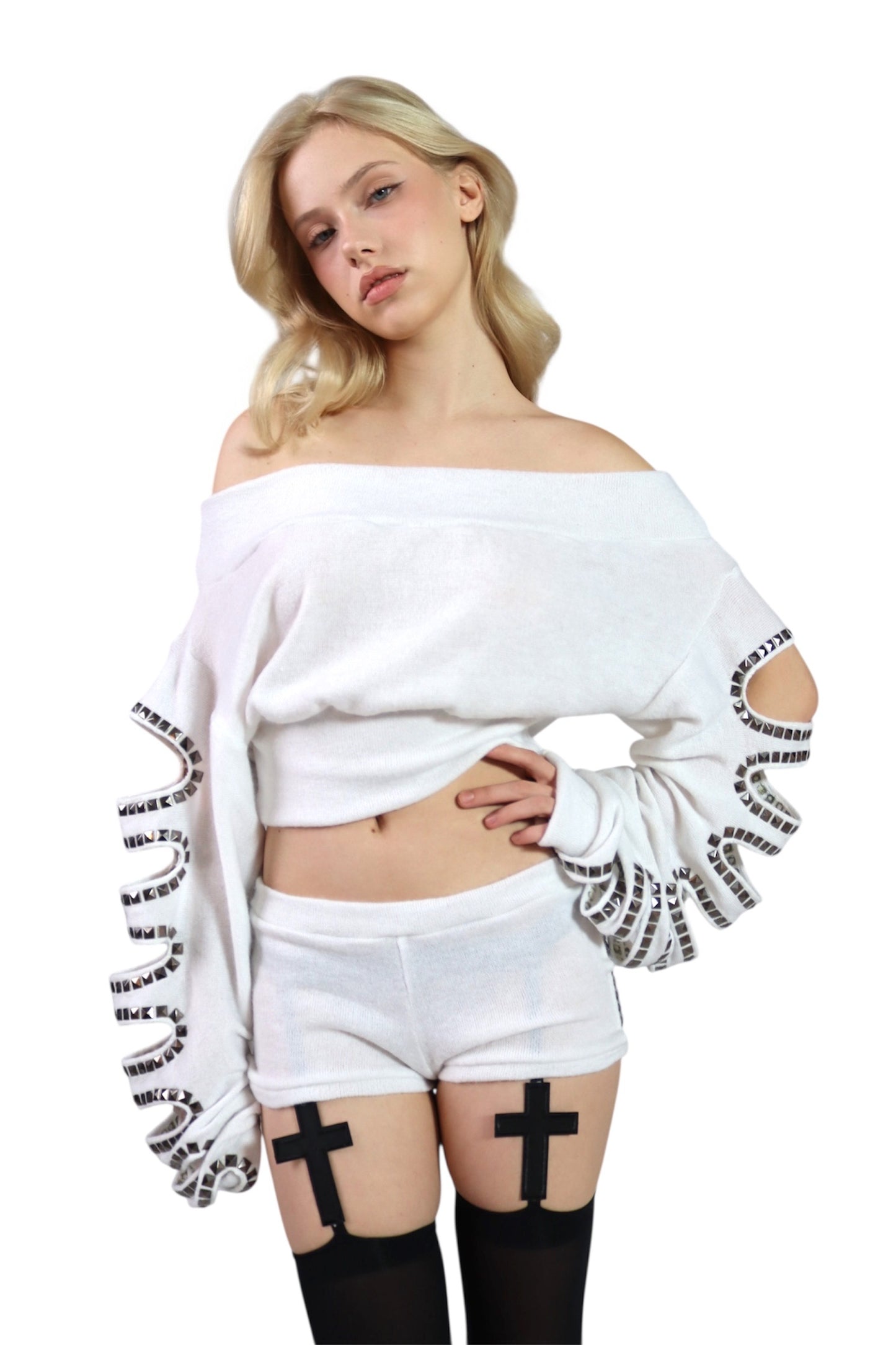 Angelic Stud Sweater