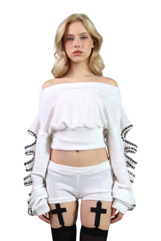 Angelic Stud Sweater