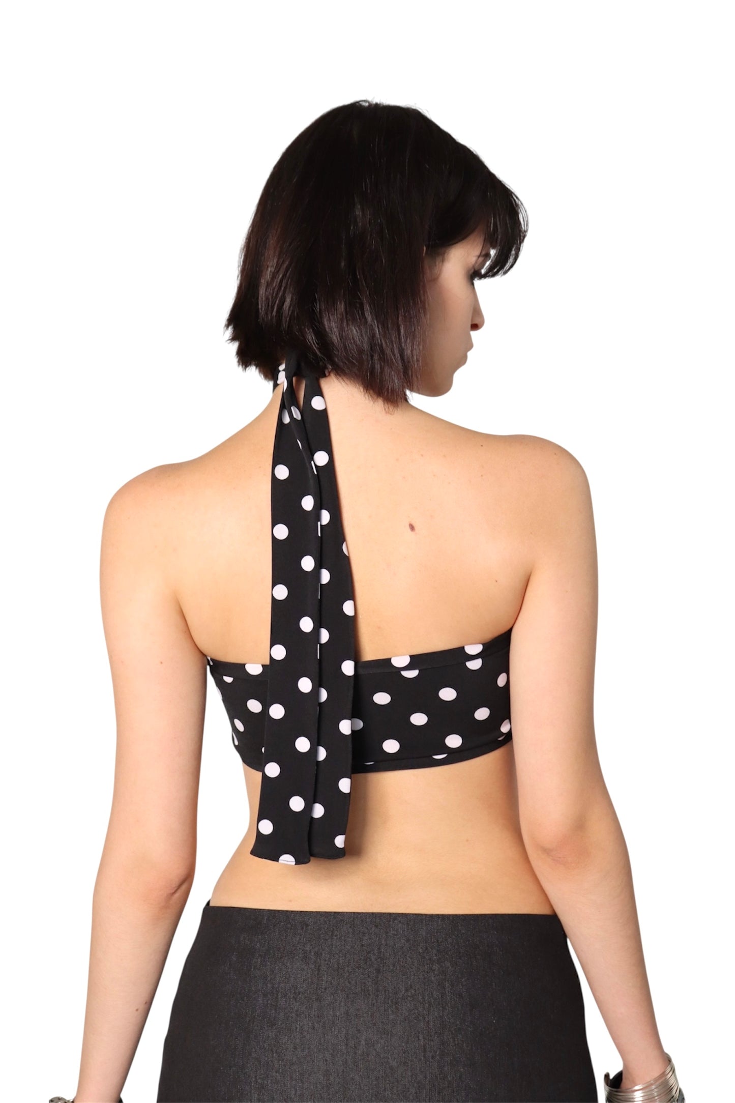Polka Cross Top